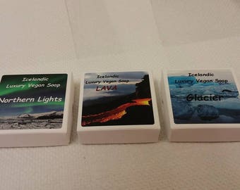 Northern Lights - Lava - Glacier - Icelandic soap - Vegan Artisan soaps