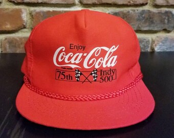 Vintage Rope Coca-Cola 75th Indy 500 Snapback (1991)