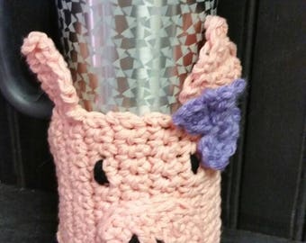 Pig Mug Cozy - Coffee Sleeze, Mug Sleeve, Mug Warmer, Tea Warmer, Pig Cup Cover