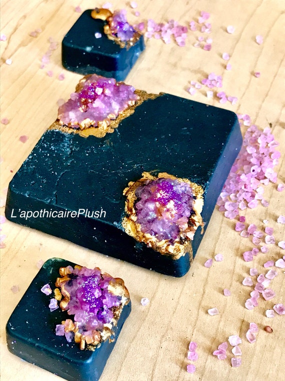 Geode Soap gemstone soap gift soap luxury soap gem stone