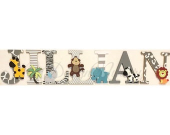 safari letters etsy