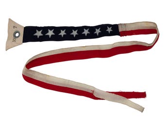 Vintage WWII Navy Ship Commissioning Pennant