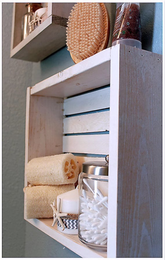 White Bathroom Shelves Nautical Bathroom Decor Nautical