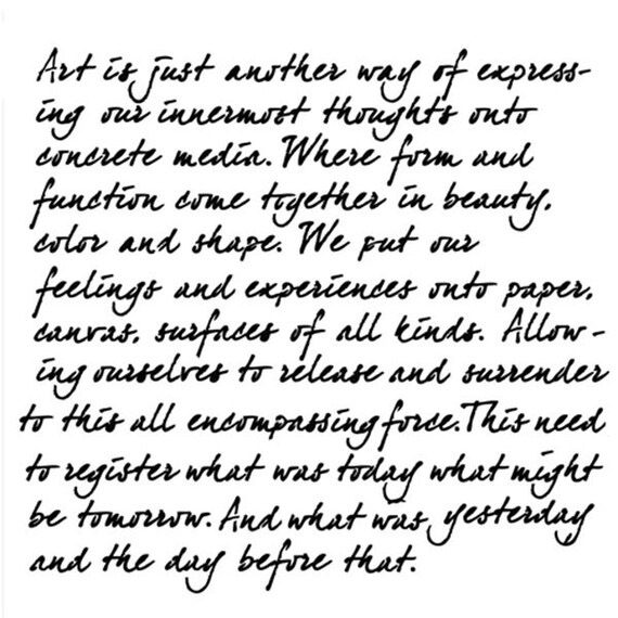 Script Background Sthero Digital Stamp Design: Antique Script Digital