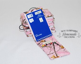 Crayon Rolls - Tiny Artist Crayon Roll - Pink Camo Fabric