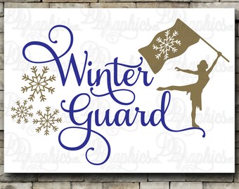 Download Color guard svg file | Etsy