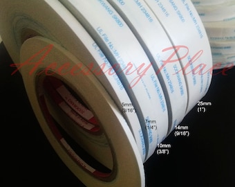 Authentic by manufacturer 1Rolls of 15mm(9/16") 55Yards Non woven Double Sided Scor Tape 4 Hair clip, Headband