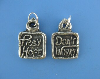 Padre Pio: Pray, Hope, Don't Worry, Handmade Medal