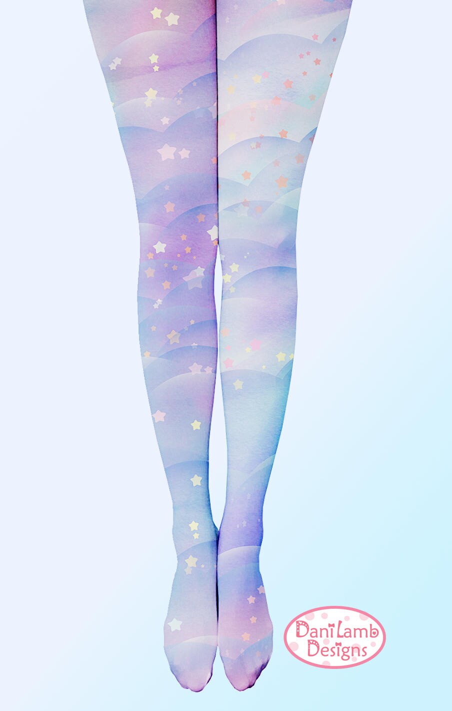 Pastel Galaxy Tights Fairy Kei Space Kawaii Pastel Stockings