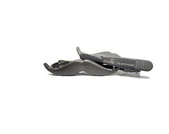 The Original Moustache Tie Clip™ Mustache Tie Clip (Matte Gunmetal)