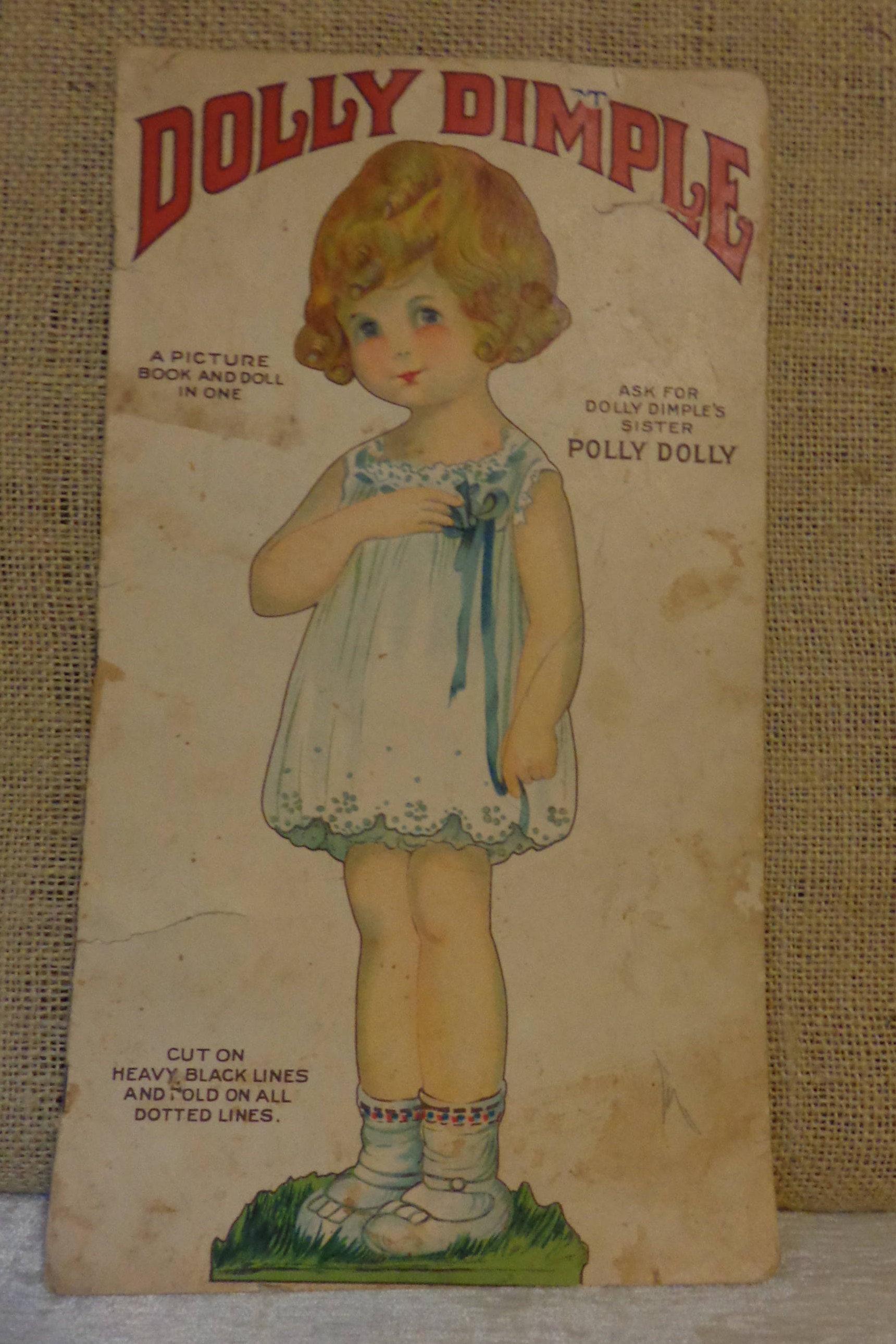 Vintage Dolly Dimple Paper Doll Book Paper Dolls