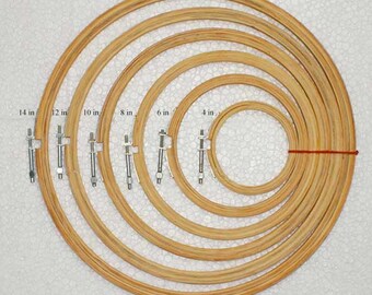 Different Sizes Wooden Round hand/machine embroidery Frame/Hoop-Tools for Embroidery-EMB225