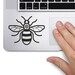 MANCHESTER BEE Laptop, car, wall, window, decal sticker 8.5cm x 7cm