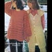 Retro Misses Tunic & Coat Crochet Pattern - Misses 32 34 36 38 Inch Bust – PDF 197178