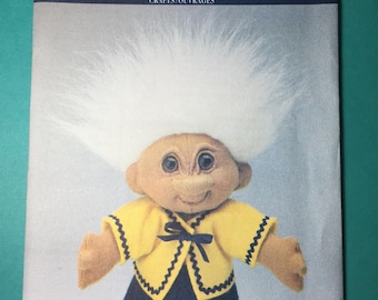 Vintage Butterick Pattern 6438 - Norfin Troll Doll