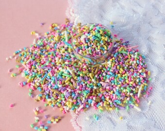 Polymer Clay Faux Rainbow Sprinkles