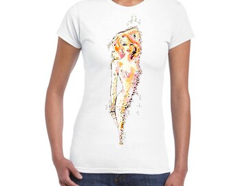 The Lady On Ladies Junior Fit T-Shirt..!