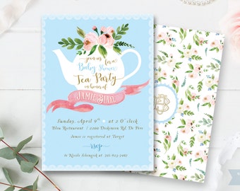 Tea baby shower | Etsy