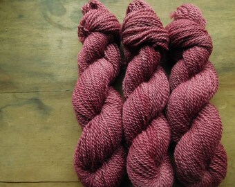 Clay- 2 Ply Worsted Weight (Farm Raised Wool)