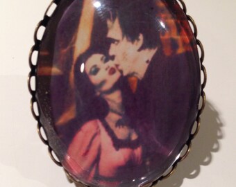 Lily Munster and Herman Munster Ring