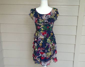 Curve Hugging Ruffled Dress