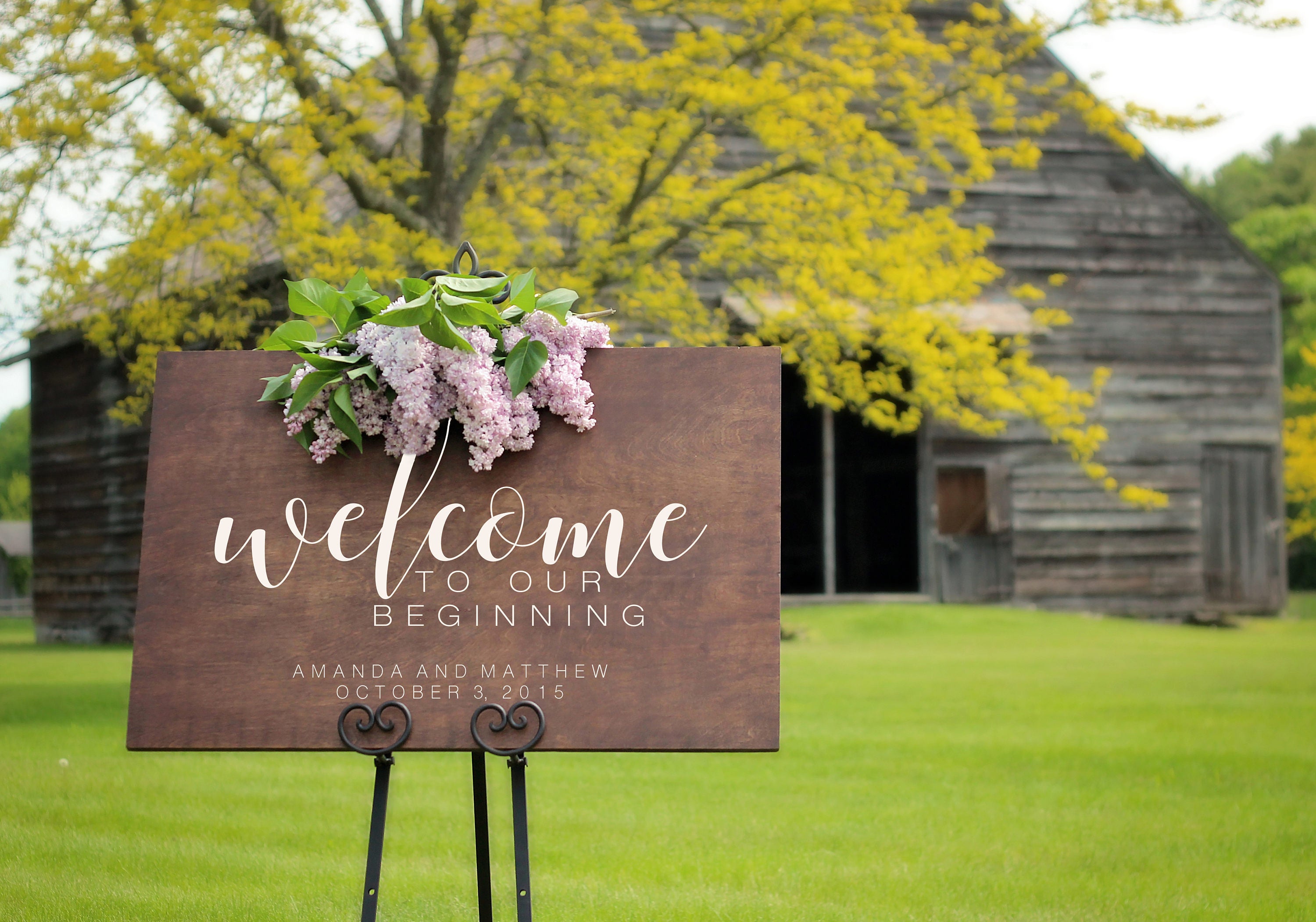 Personalized Wood Wedding Signs Wedding Welcome Sign   Il Fullxfull.1276933770 R7ui 