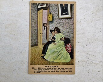 1908 Funny Romantic Post Card