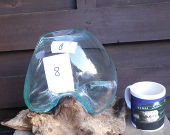 Liqva S, Dekoglas S, rootwood glass vase S, Liqvavase S gamal, root molten vase