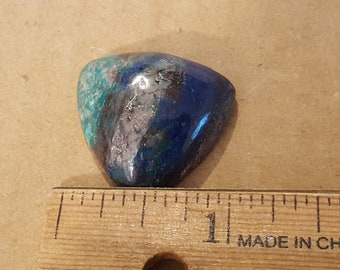 Beautiful Polished Ajoite Shattuckite Cabochon