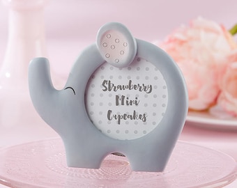 Elephant Picture Frame - Little Peanut Photo Frame - Baby Shower Favor Decorations - New Parent Gift - First Birthday Party Favor MW34180