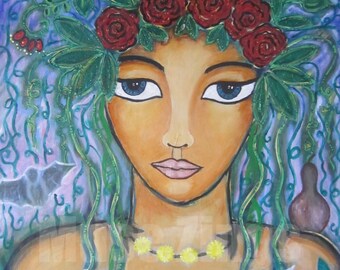 Divine Feminine Print-Harvest Goddess