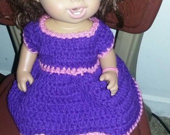 Crochet Baby Alive Dress