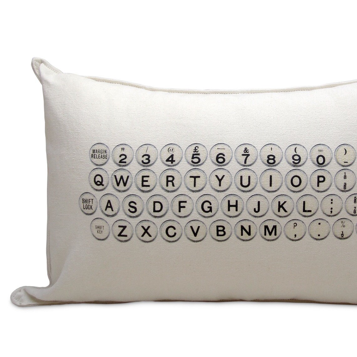typewriter pillow