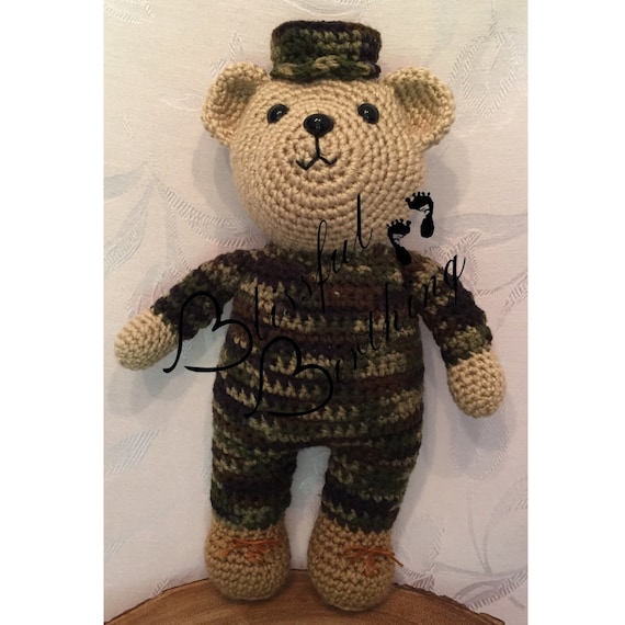 teddy bear in marine uniform