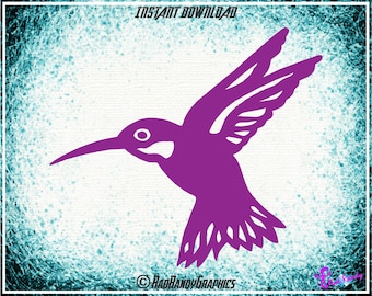 Hummingbird, Design Elements, Cut Files, Eps, Svg, Png, Vector