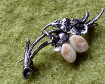 Traditional bavarian jewellery/jewelry, brooch, grandl, grandel