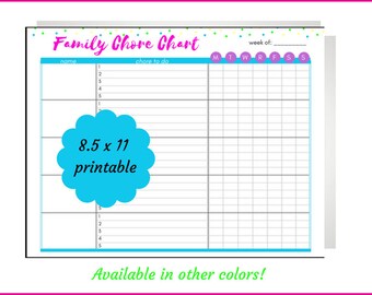 list of chores around the house