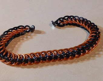 Halloween Chainmaille Bracelet