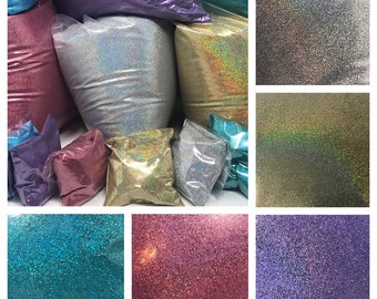 Radiant Holographic Glitter Cosmetic Grade .008 Ultrafine | BULK up to a pound Makeup Craft Nail Glitter Pink Silver Gold Purple Blue