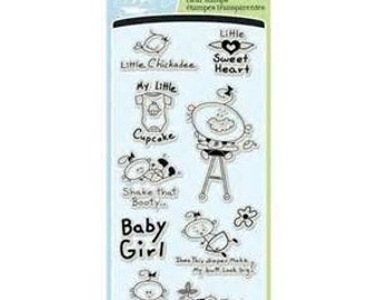 Inkadinkado Clear Stamps "Little Cupcake"/baby stamps