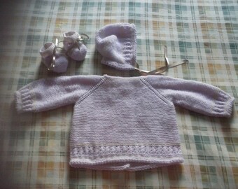 Lavender baby set