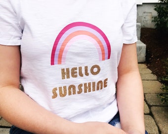 hello sunshine tee shirt