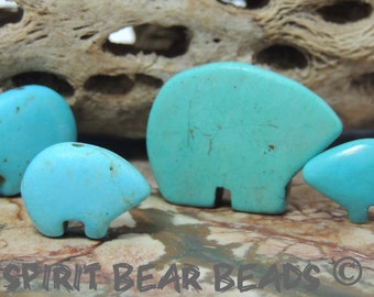The Best Turquoise Zuni Bear Family of Sizes Poppa Momma Teen and JR Ship Free with another item