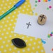Christian Cross Mini Stamp - Religious Symbol Rubber Stamp - Organizer Stamp - Planner Stamp - Bullet Journal Stamp