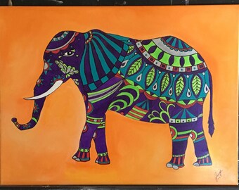 Elephant painting