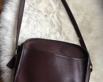 Vintage Coach Brown bag / Coach leather bag/ Crossbody / Shoulder Bag/ purse / Style 9087