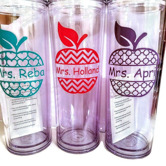Teacher tumblers personalized unique teacher appreciation
