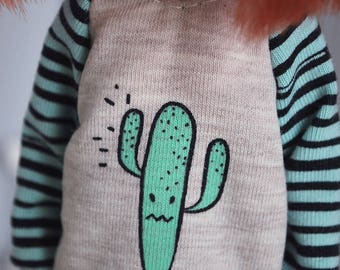 Mad Cactus sweater for Blythe