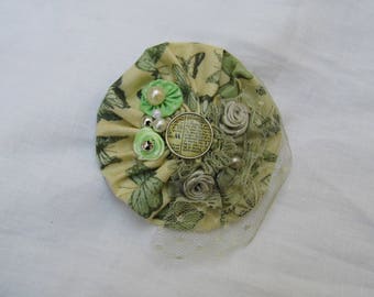 brooch "yoyo" for clothing or bag
