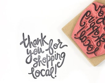 Thank you stamp | Etsy